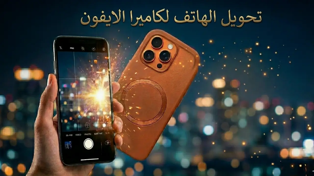 تحويل الهاتف لكاميرا الايفون