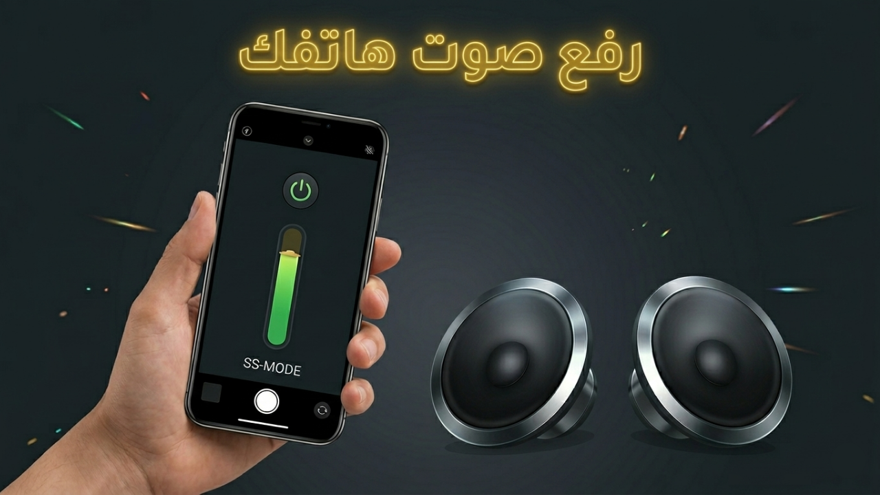رفع صوت هاتفك